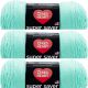 Spinrite Red Heart Super Saver Yarn Minty Pack of 3 Skein