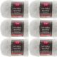 Spinrite Red Heart Scrubby Sparkle Yarn Marshmallow Pack of 6 Skein