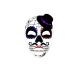 Day of the Dead Full Mask Top Hat