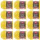 Spinrite Red Heart Scrubby Sparkle Yarn Lemon Pack of 12 Skein