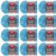 Spinrite Red Heart Scrubby Sparkle Yarn Icepop Pack of 12 Skein