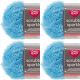 Spinrite Red Heart Scrubby Sparkle Yarn Icepop Pack of 4 Skein