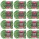 Spinrite Red Heart Scrubby Sparkle Yarn Avocado Pack of 12 Skein