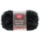 Red Heart Scrubby Sparkle Yarn Licorice Pack of 1 Skein