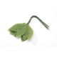 Tiny Rose Leaf Green 3/4 X 1 1/2 Inches