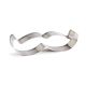 Metal Mustache Cookie Cutter Silver