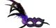 Kbw Women s Venetian Styled Eye Mask Purple