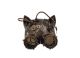 Copper Steampunk Kitty Cat Women s Costume Half Mask with Goggles Masquerade