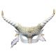 Women s Horned Venetian Mask White
