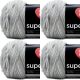 Spinrite Red Heart Super Saver Yarn Soapstone Pack of 4 Skein