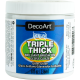 DecoArt Triple Thick Brilliant Brush On Gloss Glaze 8oz Tub 1 Pack of 6 Piece