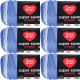 Spinrite Red Heart Super Saver Ombre Yarn Baja Blue Pack of 6 Skein