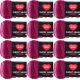 Spinrite Red Heart Super Saver Ombre Yarn Anemone Pack of 12 Skein