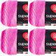 Spinrite Red Heart Super Saver Ombre Yarn Jazzy Pack of 4 Skein