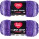 Spinrite Red Heart Super Saver Ombre Yarn Violet Pack of 2 Skein