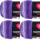 Spinrite Red Heart Super Saver Ombre Yarn Violet Pack of 4 Skein
