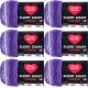 Spinrite Red Heart Super Saver Ombre Yarn Violet Pack of 6 Skein