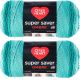 Spinrite Red Heart Super Saver Ombre Yarn Spearmint Pack of 2 Skein