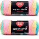 Spinrite Red Heart Super Saver Yarn Retro Stripe Pack of 2 Skein
