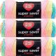 Spinrite Red Heart Super Saver Yarn Retro Stripe Pack of 3 Skein