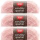 Spinrite Red Heart Scrubby Sparkle Yarn Grapefruit Pack of 3 Skein