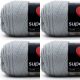 Spinrite Red Heart Super Saver Yarn Dusty Gray Pack of 4 Skein