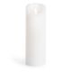 Flameless Candle White Wax Unscented Pillar 8 Inch