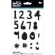 Illustrated Faith Basics Collection Clear Acrylic Stamps Homespun Numbers and Extras