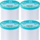 Spinrite Coats Eloflex Stretch Thread 225yd White 1 Pack of 4 Piece