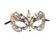 Women s Laser Cut Metal Venetian Pretty Masquerade Mask Rose Gold