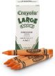 Crayola Bulk Crayons Large Size Orange