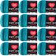 Spinrite Red Heart Super Saver Ombre Yarn Deep Teal Pack of 12 Skein