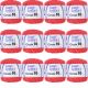 Spinrite Aunt Lydia's Classic Crochet Thread Size 10 Bright Coral 1 Pack of 12 Piece