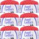 Spinrite Aunt Lydia's Classic Crochet Thread Size 10 Bright Coral 1 Pack of 6 Piece