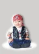 Fun World Child S Born To Be Wild Bad Biker Baby Costume Medium 12 18 Month