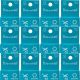Spinrite Coats Eloflex Stretch Thread 225yd Box Black 1 Pack of 12 Piece