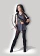 Girls Child Huntres Costume Grey and black Large 12 14 