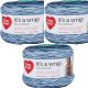 Spinrite Red Heart It s A Wrap Rainbow Yarn Nautical Pack of 3 Skein