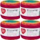 Spinrite Red Heart It s A Wrap Rainbow Yarn Fiesta Pack of 4 Skein