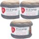 Spinrite Red Heart It s A Wrap Rainbow Yarn Foggy Pack of 3 Skein