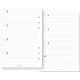 Planner Essentials Weekly Inserts Horizontal Format