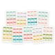 Posh Collection Cardstock Stickers Mini Monthly Calendar 2016 2017