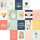Posh Collection 12 X 12 Double Sided Paper With Foil Accents 3 X 4 Journaling Card Elements