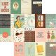 The Reset Girl Collection 12 X 12 Double Sided Paper With Foil Accents 3 X 4 Journaling Card Elements