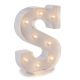 Light Up White Marquee Letters 9.875 Inches Small