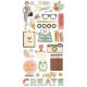 The Reset Girl Collection Chipboard Stickers