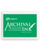 Ranger Archival Ink Jumbo Ink Pad 3 Emerald Green 1 Pack of 3 Piece