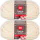 Spinrite Red Heart Hygge Yarn 5oz Pearl Pack of 2 Skein