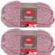 Spinrite Red Heart Hygge Yarn 5oz Lavender Pack of 2 Skein