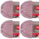 Spinrite Red Heart Hygge Yarn 5oz Lavender Pack of 4 Skein